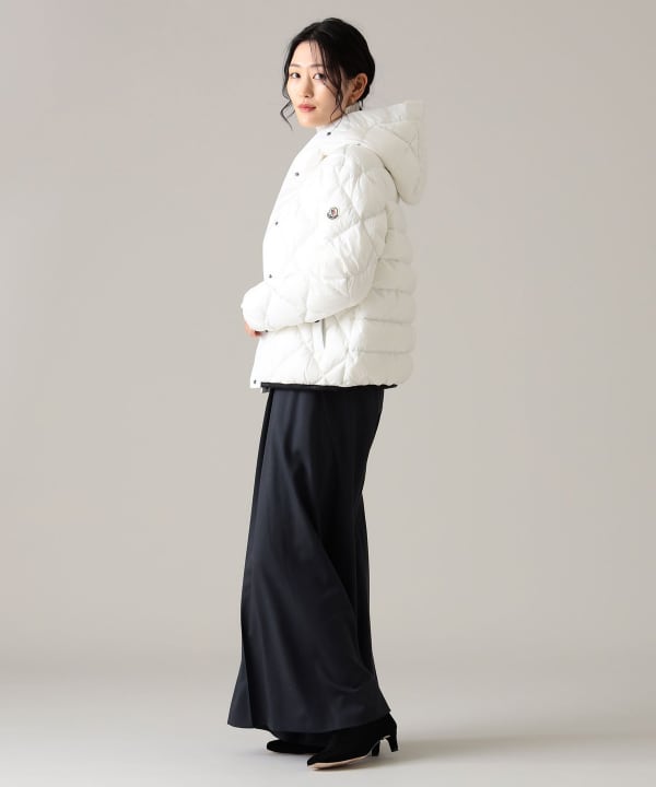 ◯極美品★DELFI★サイズ0★ラムレザー★ダウン★ホワイト★モンクレール★ ホワイト Boedショートダウンジャケット : ショートダウンジャケット