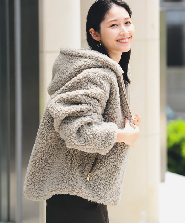 TATRAS ＩＰＡＭＡフードボアジャケット size1 Demi-Luxe BEAMS｜【WEB限定】TATRAS / IPAMA ボア フード