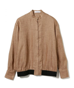 BARBA / リネン ジップアップブルゾン