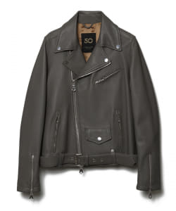 【受注生産商品】CINQUANTA / ライダースジャケット シルバー