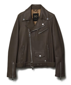 【受注生産商品】CINQUANTA / ライダースジャケット シルバー