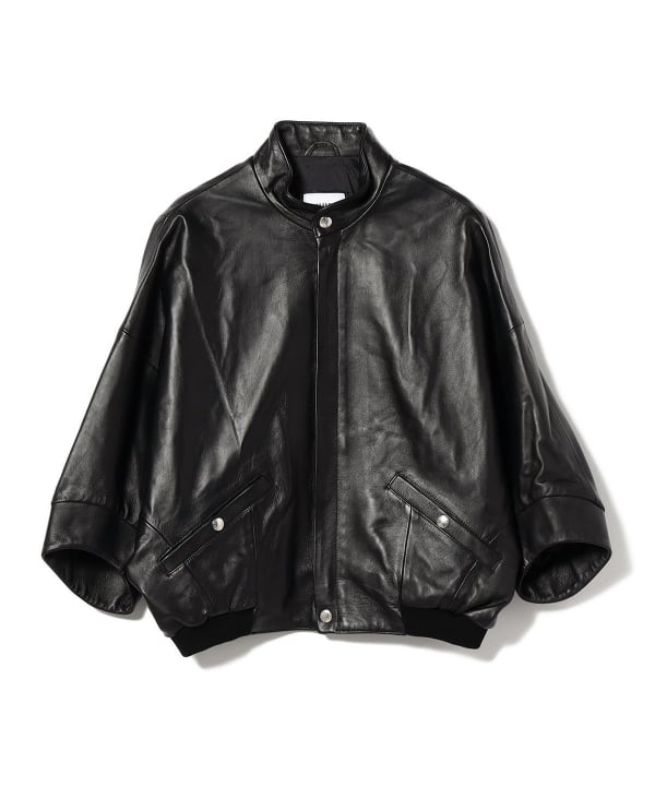 【null. 】PUFFYエコレザーブルゾン null.（ヌル）の「PUFFYエコレザーブルゾン（ブルゾン）」 - WEAR