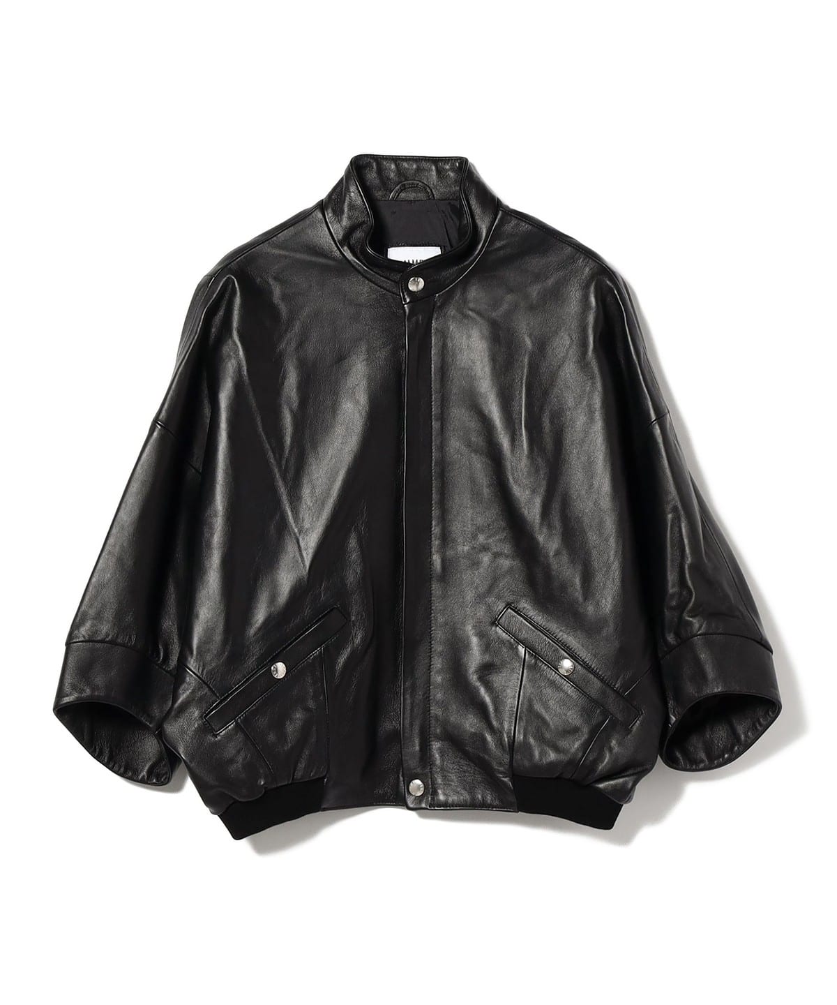 EMMETI / PAIGE レザーブルゾン　White EMMETI(エンメティ)PAIGE ラムレザー ジップショートブルゾン 正規品