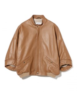 EMMETI / PAIGE レザーブルゾン CAMEL