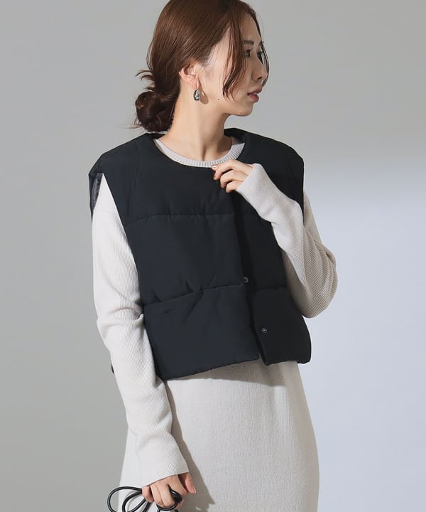 Demi-Luxe BEAMS / 中綿 フーデットブルゾン 38