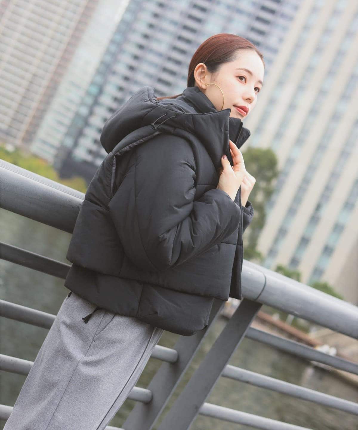 3WAY ベスト付き 中綿ブルゾン ブルゾン WOMEN BLACK 36 3WAY ベスト付き 中綿ブルゾン ブルゾン WOMEN BLACK 36