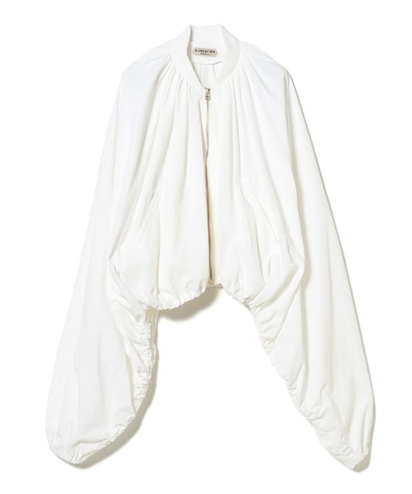 美品✨Demi-Luxe BEAMS 定価28600 ジャケットギャザーブルゾン Demi-Luxe BEAMS（デミルクス ビームス）の「Demi-Luxe BEAMS