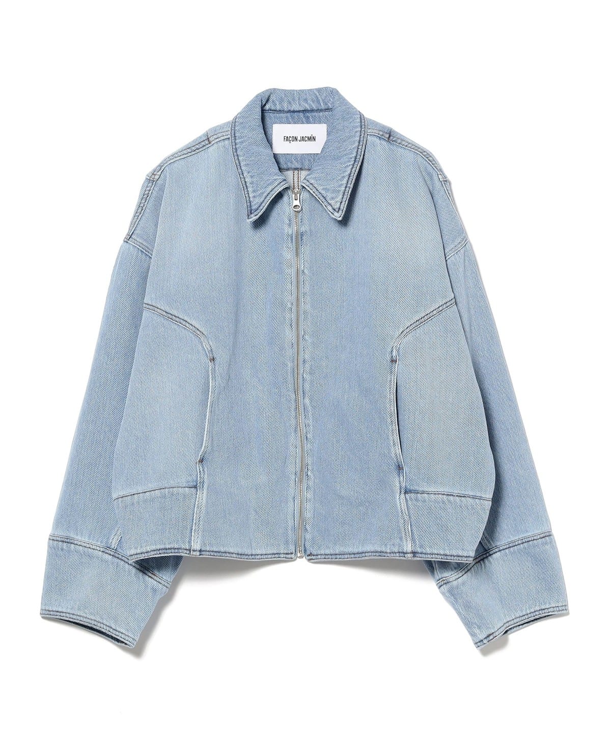 FACON JACMIN / MACLEY ジップアップ ブルゾン ブルゾン WOMEN LIGHT. BLUE S FACON JACMIN / MACLEY ジップアップ ブルゾン ブルゾン WOMEN LIGHT. BLUE S