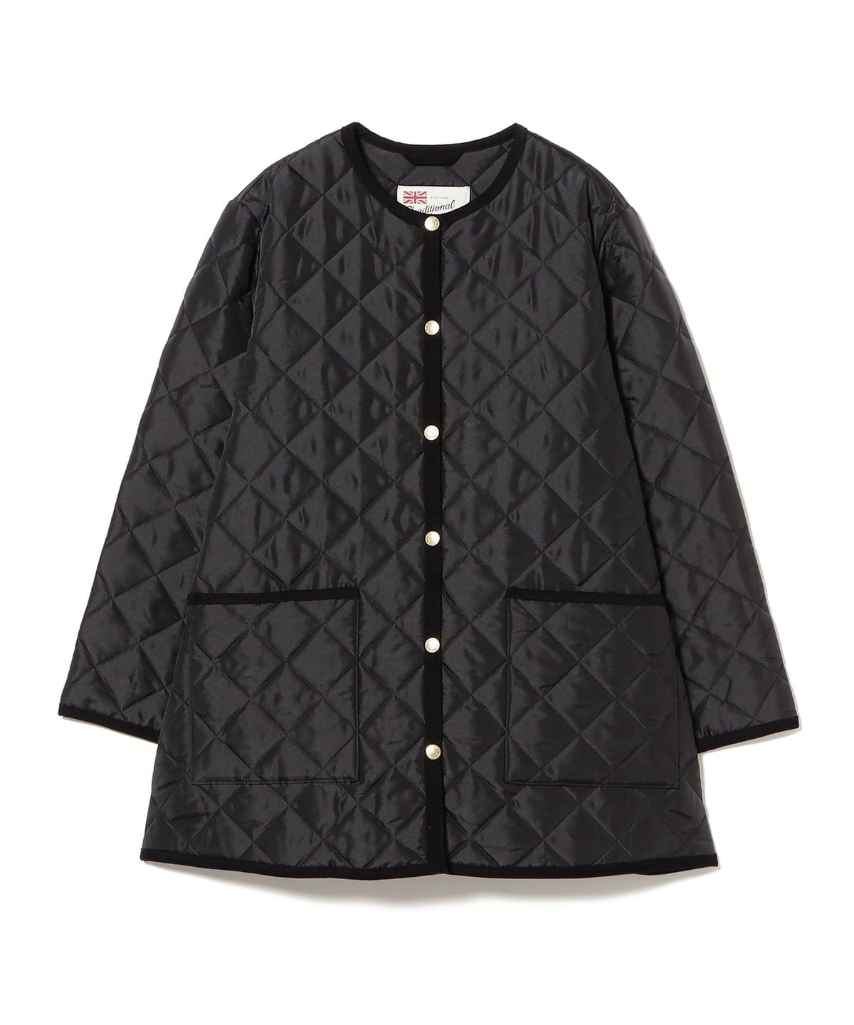 【WEB限定】Traditional Weatherwear トラディショナル ウェザーウェア / ARKLEY Aライン ミドル ブルゾン ブルゾン WOMEN BLACK×BLACK 34 【WEB限定】Traditional Weatherwear トラディショナル ウェザーウェア / ARKLEY Aライン ミドル ブルゾン ブルゾン WOMEN BLACK×BLACK 34