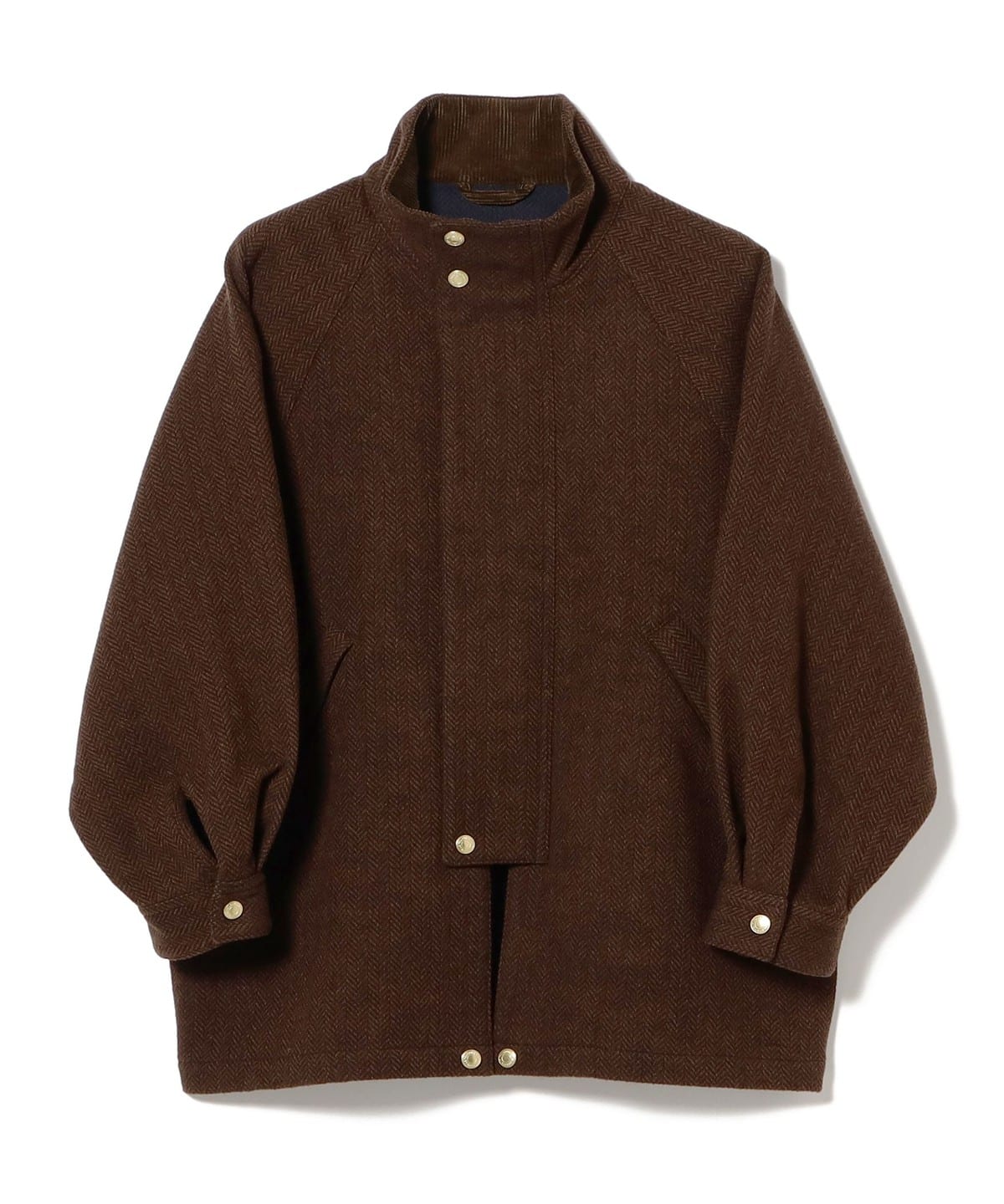 Traditional Weatherwear トラディショナル ウェザーウェア / ELGIN HEAT TWEED コート コート WOMEN BROWN 34 Traditional Weatherwear トラディショナル ウェザーウェア / ELGIN HEAT TWEED コート コート WOMEN BROWN 34