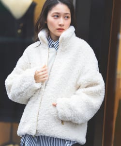 【+15%ポイントUP】【WEB限定】TATRAS / LUELA ボア ブルゾン