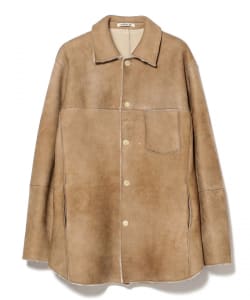 AURALEE / MERINO MOUTON SHIRT BLOUSON