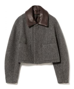 AURALEE / SHETLAND WOOL DOUBLE CLOTH BLOUSON