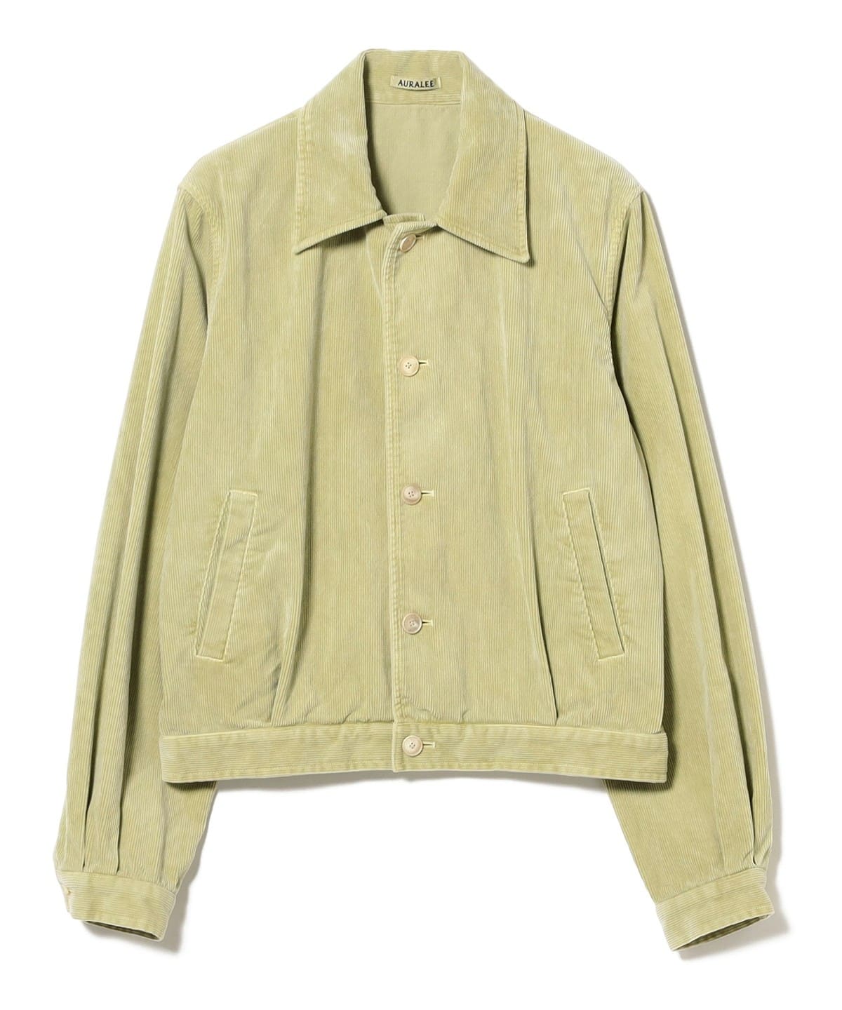 AURALEE オーラリー / PIGMENT DYED FINX CORDUROY BLOUSON ブルゾン WOMEN DUSTY LIME 3 AURALEE オーラリー / PIGMENT DYED FINX CORDUROY BLOUSON ブルゾン WOMEN DUSTY LIME 3