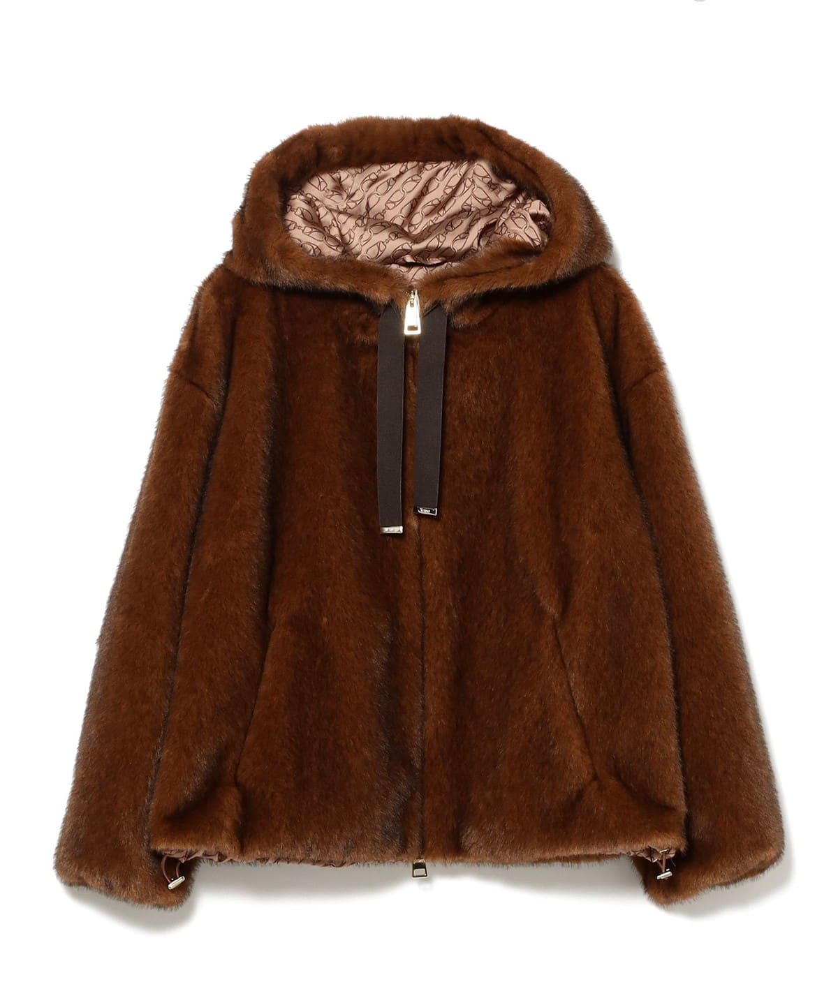 HERNO wm / tFCNt@[ t[fbh u] u] WOMEN BROWN 8800 40