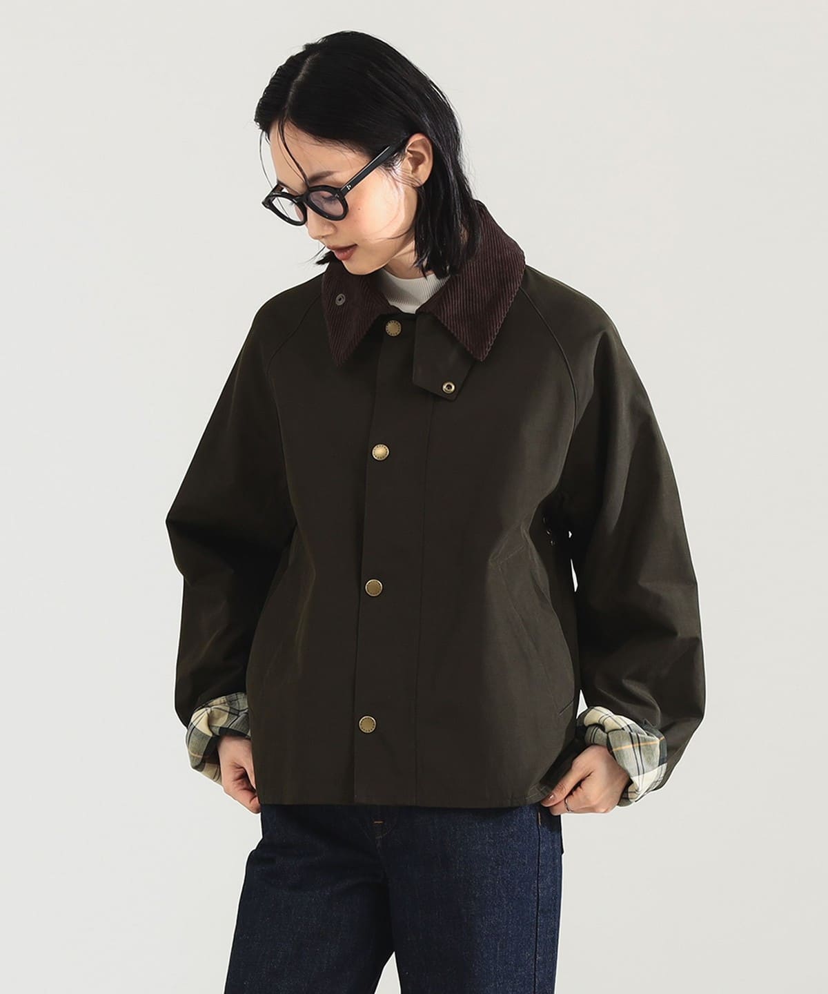 【別注】Barbour バブアー / TRANSPORT ジャケット ブルゾン WOMEN SAGE 36 【別注】Barbour バブアー / TRANSPORT ジャケット ブルゾン WOMEN SAGE 36