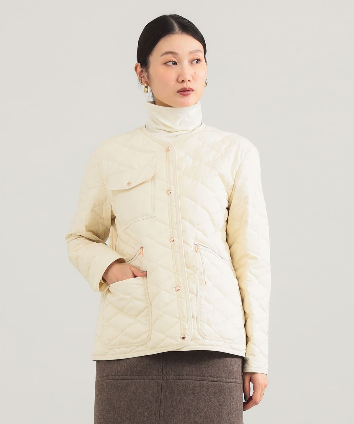 MONCLER モンクレール / ELICE ダウンジャケット ブルゾン WOMEN CREAM 0 MONCLER モンクレール / ELICE ダウンジャケット ブルゾン WOMEN CREAM 0