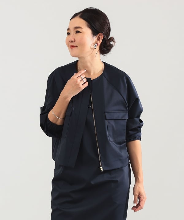 美品✨Demi-Luxe BEAMS 定価28600 ジャケットギャザーブルゾン 美品✨Demi-Luxe BEAMS 定価28600 ジャケットギャザーブルゾン