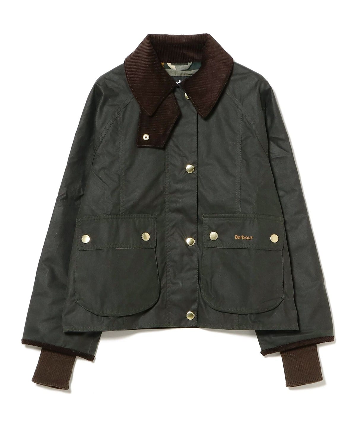 【POP UP STORE開催中】Barbour バブアー / BEADNELL クロップド ワックス ジャケット ブルゾン ブルゾン WOMEN SAGE 12