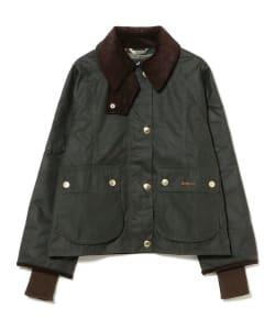 Barbour / BEADNELL クロップド ワックス ジャケット ブルゾン