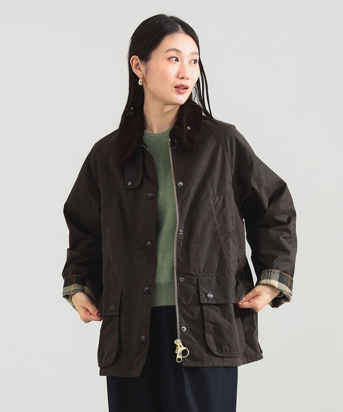 【POP UP STORE開催中】Barbour バブアー / BEDALE WAX ジャケット ブルゾン WOMEN OLIVE 16