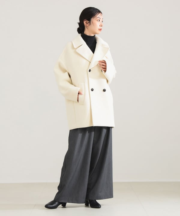 Demi-Luxe BEAMS（デミルクス ビームス）TICCA / ウール ピーコート