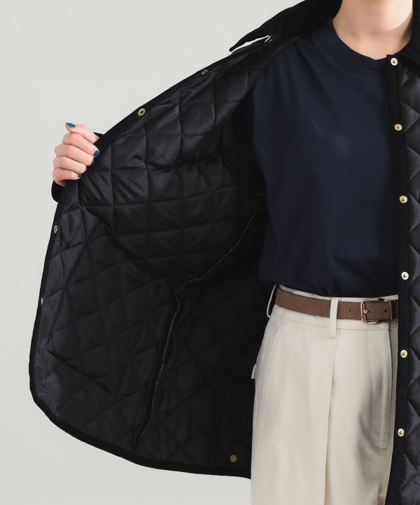 Traditional Weatherwear / WAVERLY Aライン ミドル ジャケット