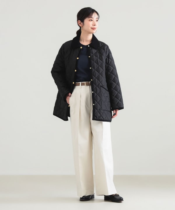 Traditional Weatherwear / WAVERLY Aライン ミドル ジャケット Model：H165　Size：36