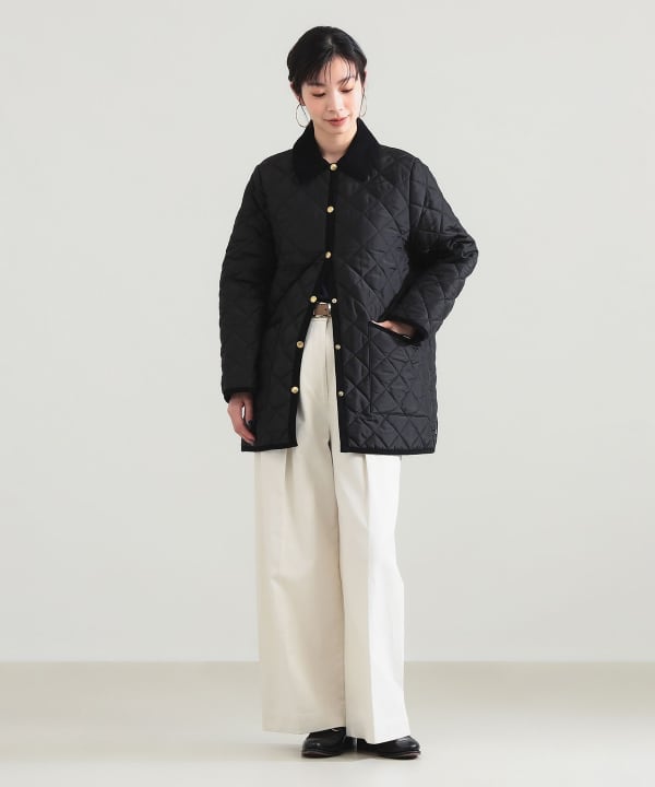 Traditional Weatherwear / WAVERLY Aライン ミドル ジャケット Model：H165　Size：36