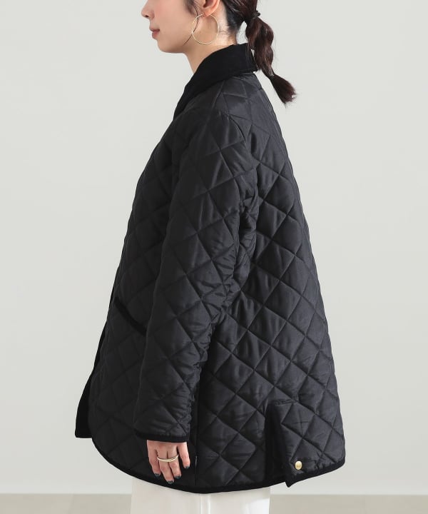 Traditional Weatherwear / WAVERLY Aライン ミドル ジャケット