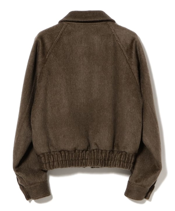 AURALEE / HAIRY WOOL MOHAIR CHAMBRAY BLOUSON