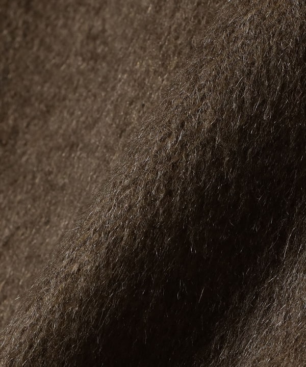 AURALEE / HAIRY WOOL MOHAIR CHAMBRAY BLOUSON
