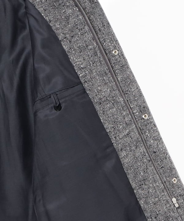 AURALEE / HOMESPUN TWEED ZIP BLOUSON
