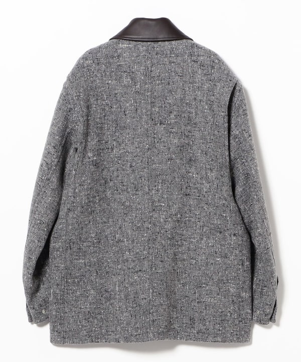 AURALEE / HOMESPUN TWEED ZIP BLOUSON