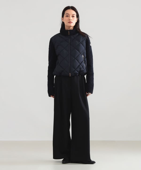 MONCLER / ダイヤモンド キルティング カーディガン Model：H165 B77 W57 H79　Size：M