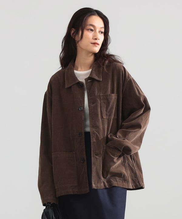 INSCRIRE / コーデュロイ ワークジャケット Model：H165 B77 W57 H79　Size：2