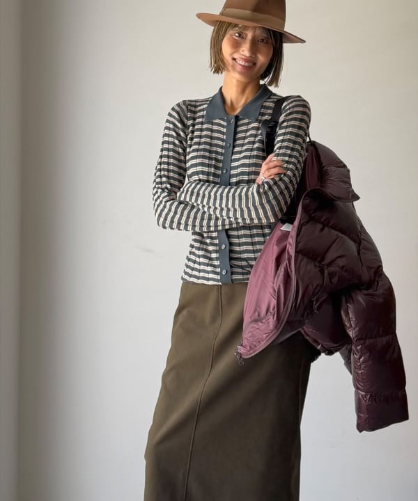 【別注】エディター坪田あさみ × WOOLRICH × Demi-Luxe BEAMS / パッカブル コクーン ダウンブルゾン