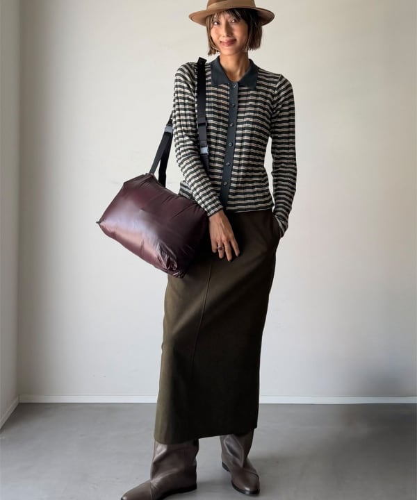 【別注】エディター坪田あさみ × WOOLRICH × Demi-Luxe BEAMS / パッカブル コクーン ダウンブルゾン