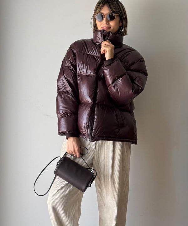 【別注】エディター坪田あさみ × WOOLRICH × Demi-Luxe BEAMS / パッカブル コクーン ダウンブルゾン