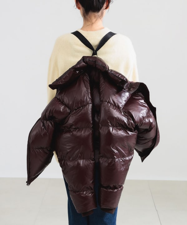 【別注】エディター坪田あさみ × WOOLRICH × Demi-Luxe BEAMS / パッカブル コクーン ダウンブルゾン