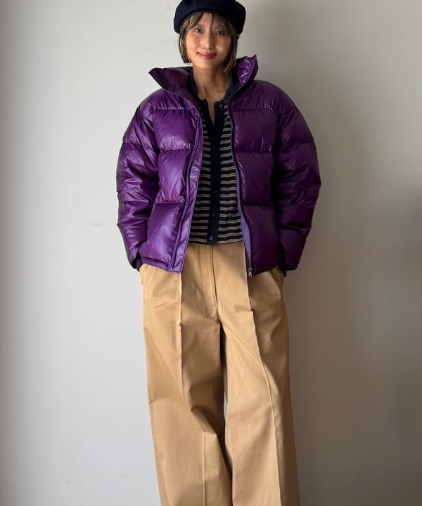 【別注】エディター坪田あさみ × WOOLRICH × Demi-Luxe BEAMS / パッカブル コクーン ダウンブルゾン