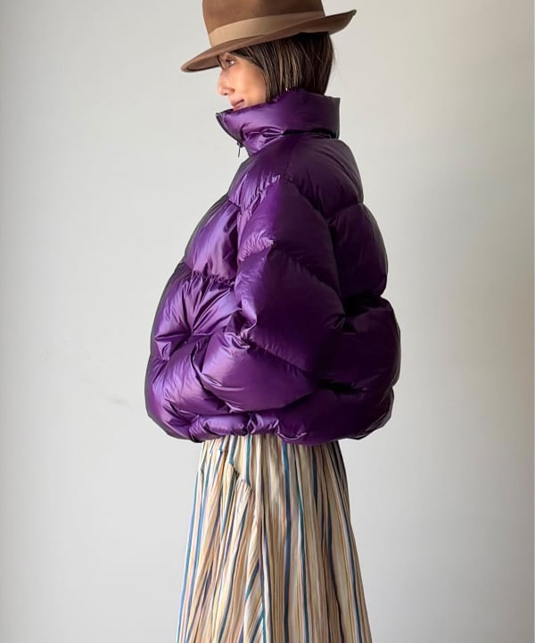 【別注】エディター坪田あさみ × WOOLRICH × Demi-Luxe BEAMS / パッカブル コクーン ダウンブルゾン