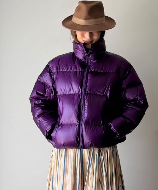 【別注】エディター坪田あさみ × WOOLRICH × Demi-Luxe BEAMS / パッカブル コクーン ダウンブルゾン