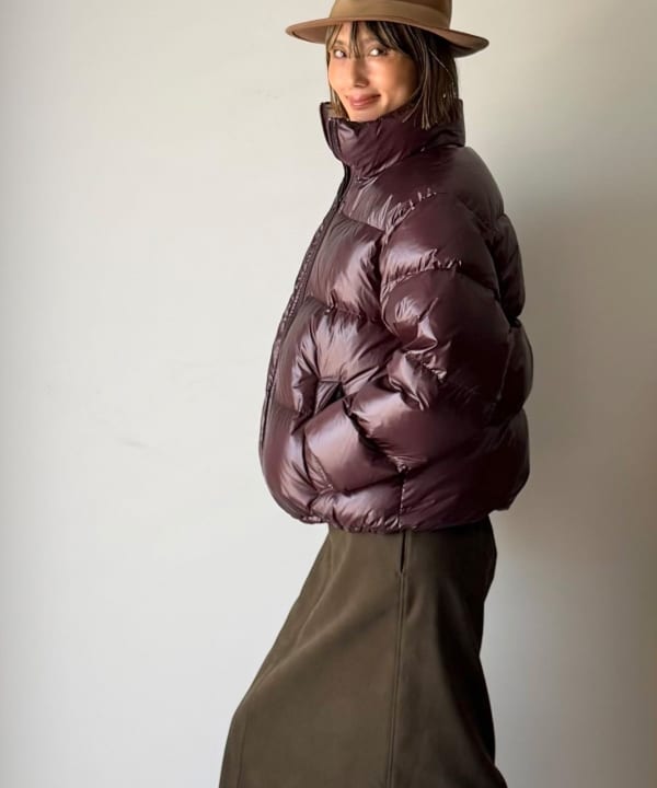 【別注】エディター坪田あさみ × WOOLRICH × Demi-Luxe BEAMS / パッカブル コクーン ダウンブルゾン