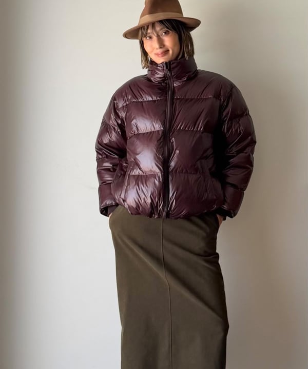 【別注】エディター坪田あさみ × WOOLRICH × Demi-Luxe BEAMS / パッカブル コクーン ダウンブルゾン