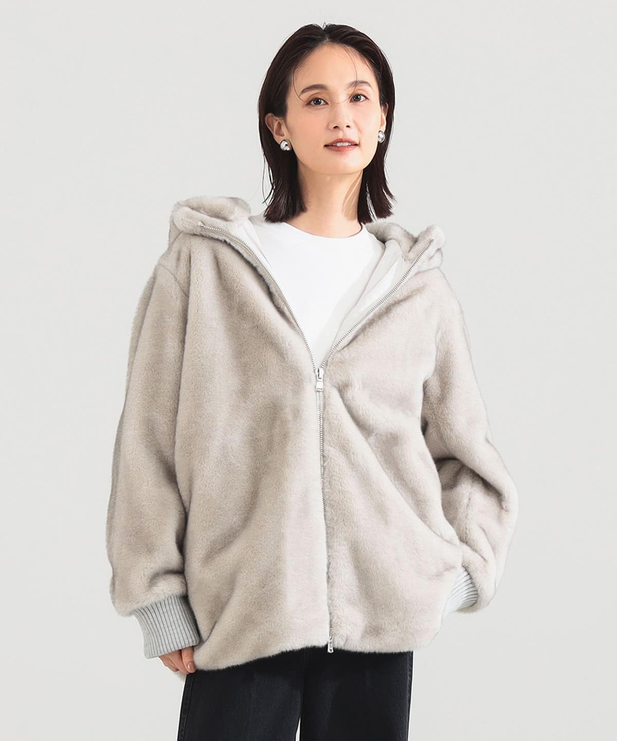 TATRAS タトラス / ARABIS ボア ブルゾン ブルゾン WOMEN LIGHT. GREY 2 TATRAS タトラス / ARABIS ボア ブルゾン ブルゾン WOMEN LIGHT. GREY 2