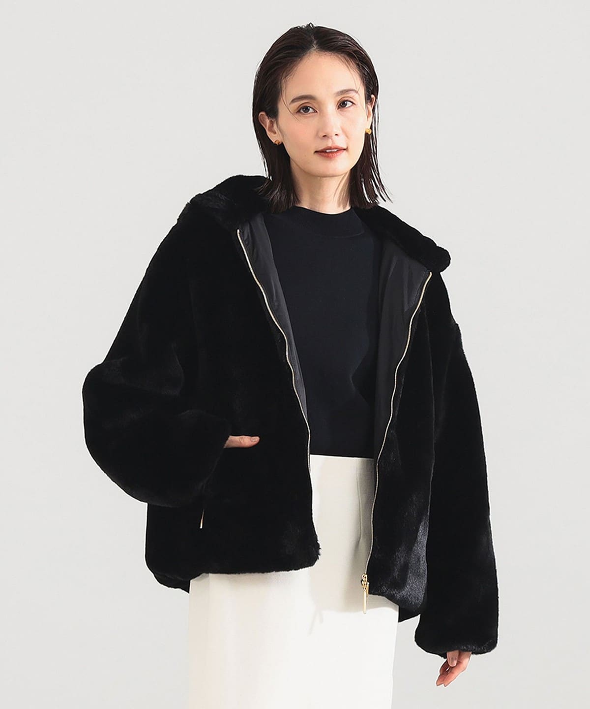 Demi-Luxe BEAMS ブルゾン Demi-Luxe BEAMS(デミルクス ビームス)の【洗える】オーバー