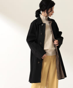 TICCA × Demi-Luxe BEAMS  / 別注 リバーシブル ステンカラー コート