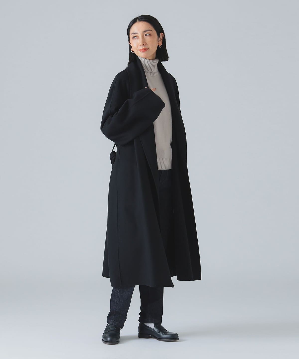 EFFE BEAMS（エッフェ ビームス）ラップガウン リバーコート（コート