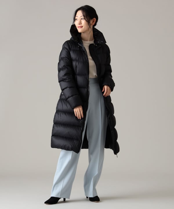 人気の贈り物が ☆MONCLER☆JOHANNA ビッグダブルボタンロングダウン